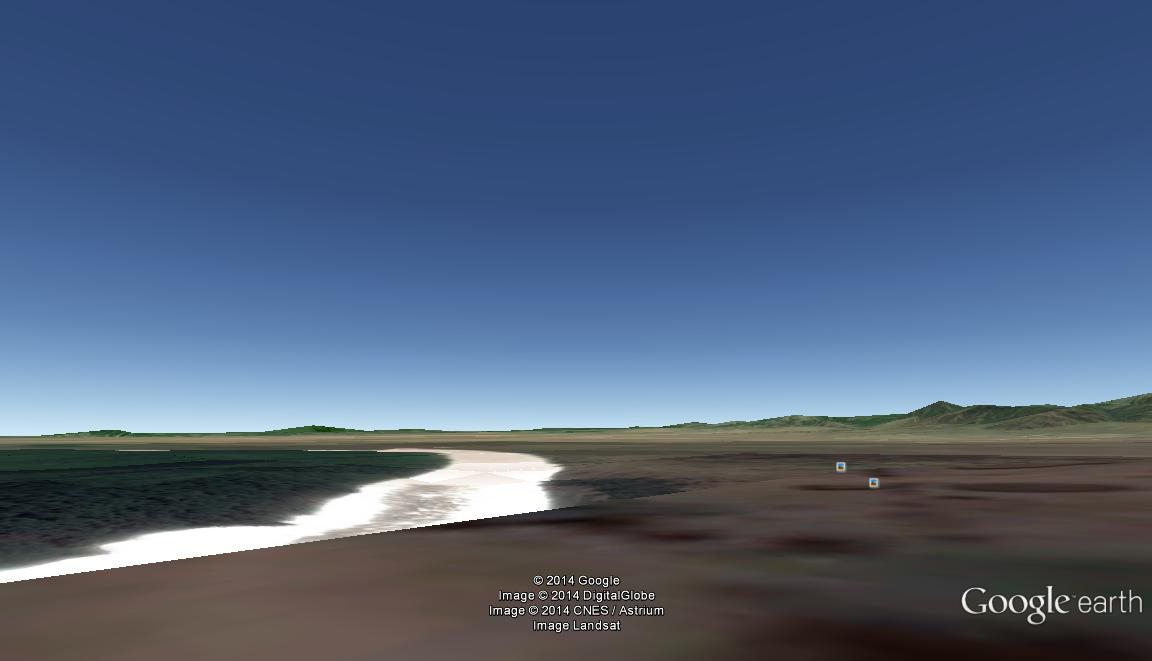 Google Earth image after land clearance, screen shot taken November 2014